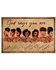 Poster black queen god say you are 36x24 Poster front