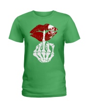 tattoo lip Ladies T-Shirt tile