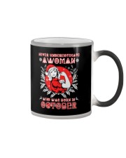 October Christmas Woman Color Changing Mug thumbnail
