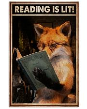 Poster Book reading is lit 24x36 Poster front