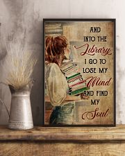 Poster Book library lose my mind 24x36 Poster lifestyle-poster-3