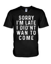 Sorry I'm Late V-Neck T-Shirt thumbnail