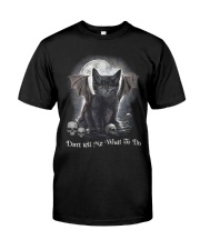Tattoo cat dont tell me Classic T-Shirt tile