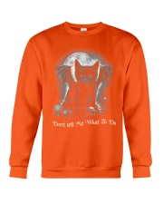 Tattoo cat dont tell me Crewneck Sweatshirt tile