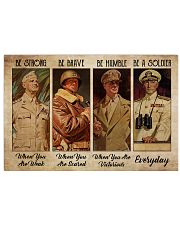 Poster Veteran be strong everyday 36x24 Poster front