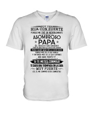 enero asombroso papa V-Neck T-Shirt thumbnail