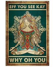 Poster Yoga eff you see kay 24x36 Poster front