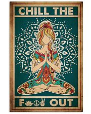 Poster Yoga chill out 24x36 Poster front