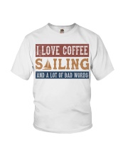 Mermaid i love coffee Youth T-Shirt tile