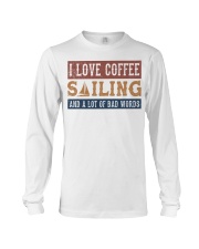 Mermaid i love coffee Long Sleeve Tee tile