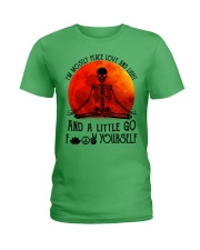 tattoo peace love Ladies T-Shirt tile