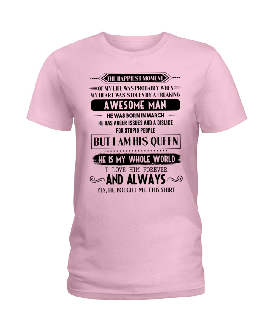 March awesome man Ladies T-Shirt