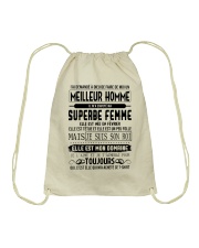 fevrier meillieur homme Drawstring Bag thumbnail