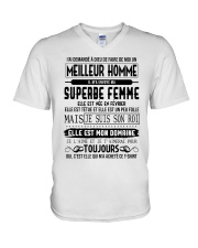 fevrier meillieur homme V-Neck T-Shirt thumbnail