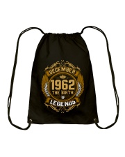 December 1962 The Birth of Legends Drawstring Bag thumbnail