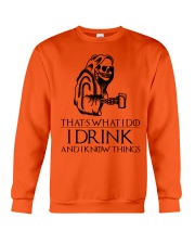 tattoo i drink Crewneck Sweatshirt tile