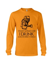 tattoo i drink Long Sleeve Tee tile