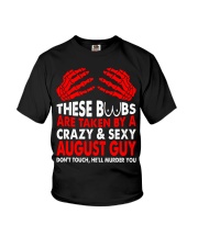 August crazy sexy guy Youth T-Shirt tile