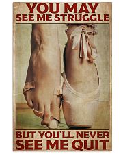 Poster Ballet never see me quit 24x36 Poster front