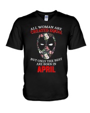 April Created equal V-Neck T-Shirt thumbnail