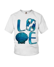 Mermaid love ocean Youth T-Shirt tile