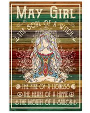 Poster Yoga may girl 24x36 Poster front
