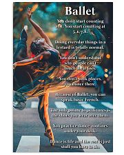 Poster Ballet dance is life 24x36 Poster front