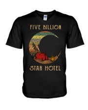 camping star hotel V-Neck T-Shirt thumbnail