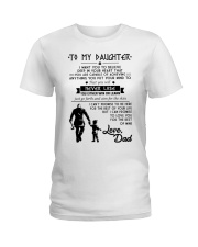 To my daughter Ladies T-Shirt thumbnail