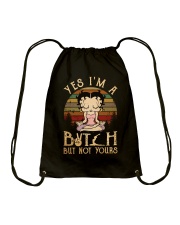 Yoga im not yours Drawstring Bag tile