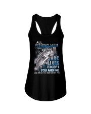All fishing men Ladies Flowy Tank thumbnail