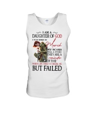 March daughter of god Unisex Tank tile
