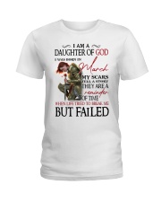 March daughter of god Ladies T-Shirt front