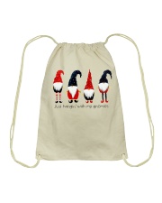 Christmas 4 santas Drawstring Bag thumbnail