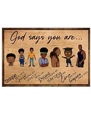 Poster black queen strong man 36x24 Poster front