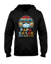 Papa shark doo doo Hooded Sweatshirt tile