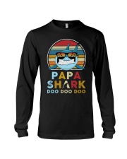 Papa shark doo doo Long Sleeve Tee tile