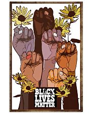 Poster black queen lives matter 24x36 Poster front