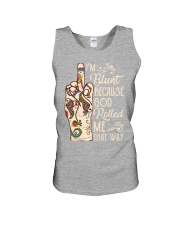 Yoga hand im blunt Unisex Tank tile