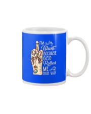 Yoga hand im blunt Mug tile