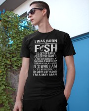 May born to fish Classic T-Shirt apparel-classic-tshirt-lifestyle-17