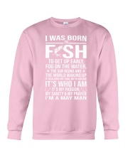 May born to fish Crewneck Sweatshirt tile