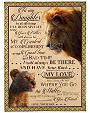 blanket to daughter in all Large Fleece Blanket - 60" x 80" front