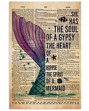 Poster Mermaid the heart 24x36 Poster front