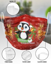 2 Layer Face Mask Christmas Penguins 2 Layer Face Mask - Single aos-face-mask-2-layers-lifestyle-front-51