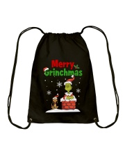 christmas merry 2 Drawstring Bag thumbnail