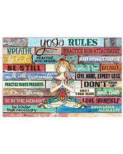 Poster Yoga be still 36x24 Poster front