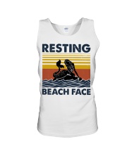 Mermaid resting Unisex Tank tile