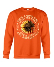 tattoo she is good girl Crewneck Sweatshirt tile