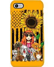 girlndogs sunflower Phone Case i-phone-7-case